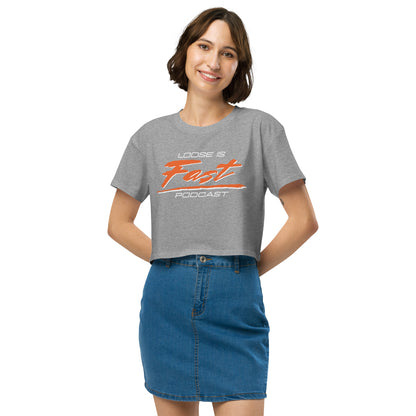 Loose is Fast, Chicago Back, Women’s Crop Top